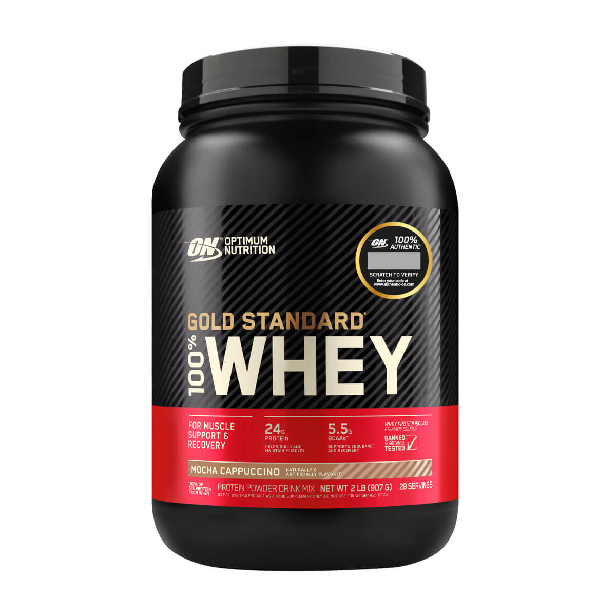 Gold Standard, Optimum Nutrition Whey Protein 2 Lb