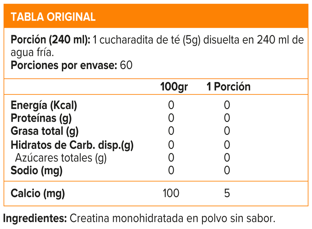 Optimum Nutrition creatina powder 300gr