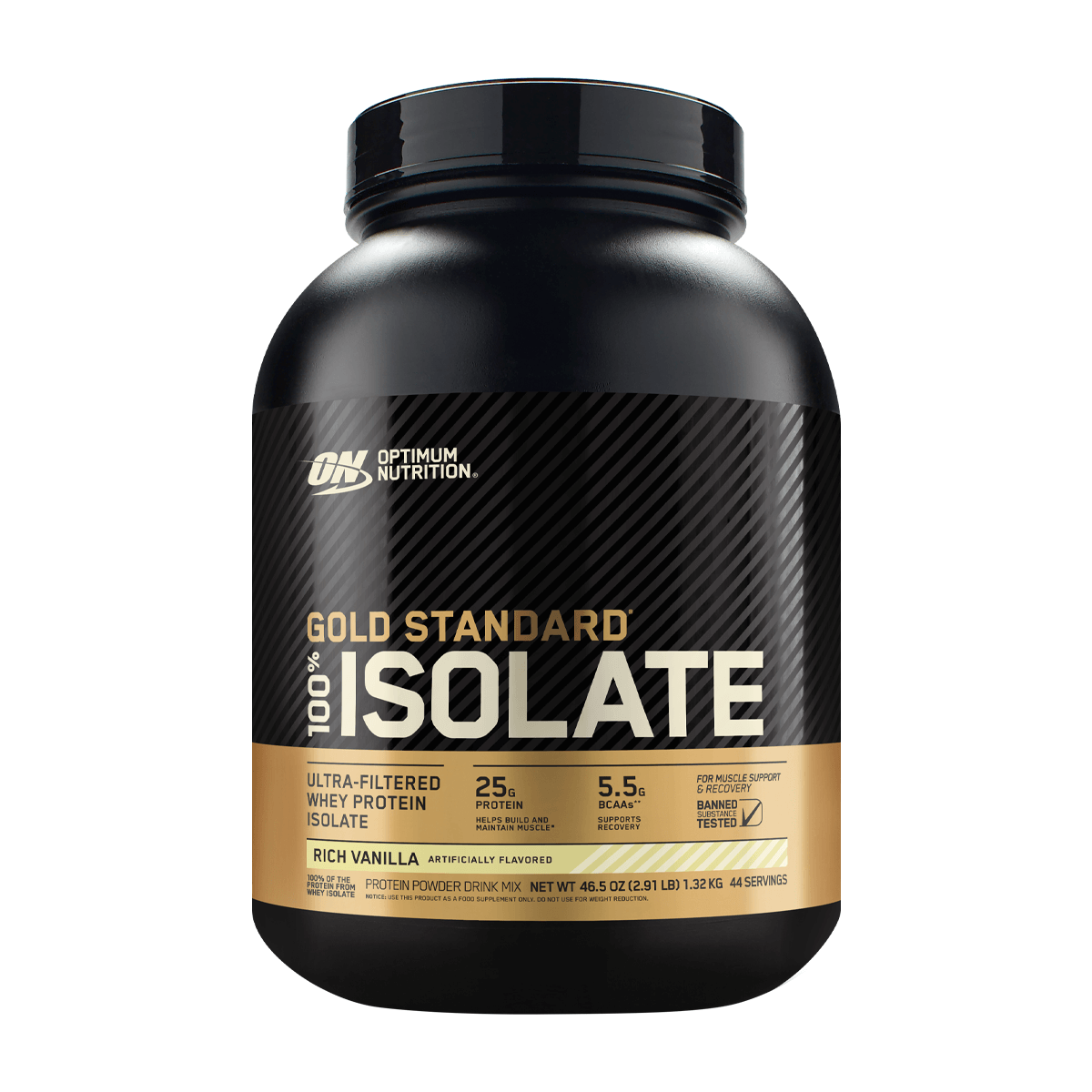 Isolate Gold Standard, Optimum Nutrition Isolate Protein 2.91 Lb