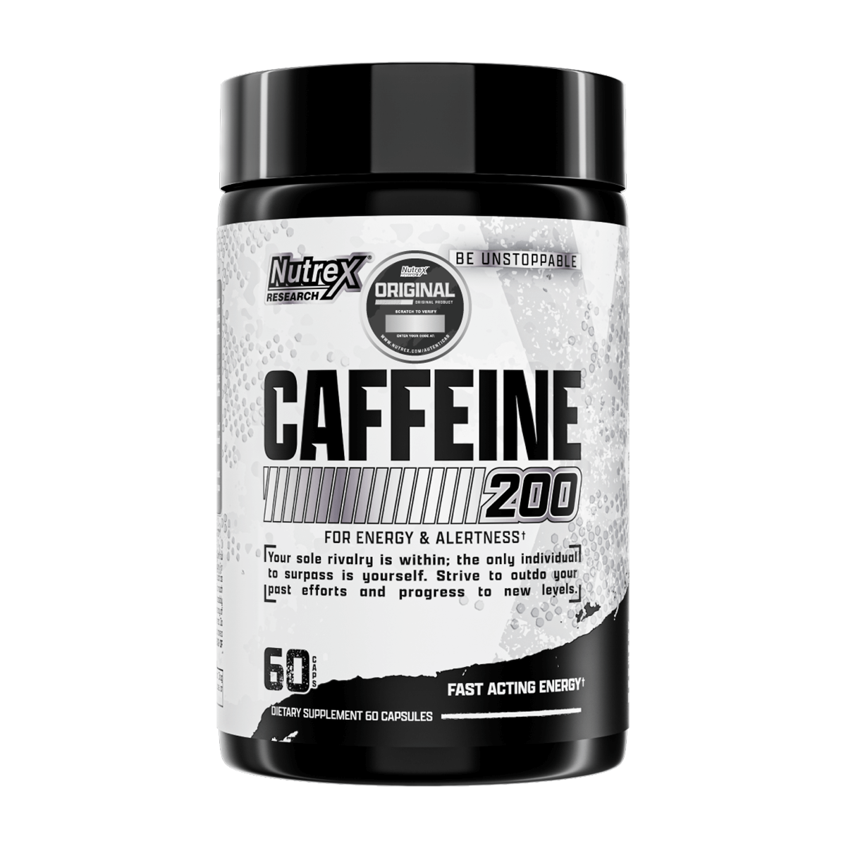 Caffeine 200, Energía (60 caps) - Original