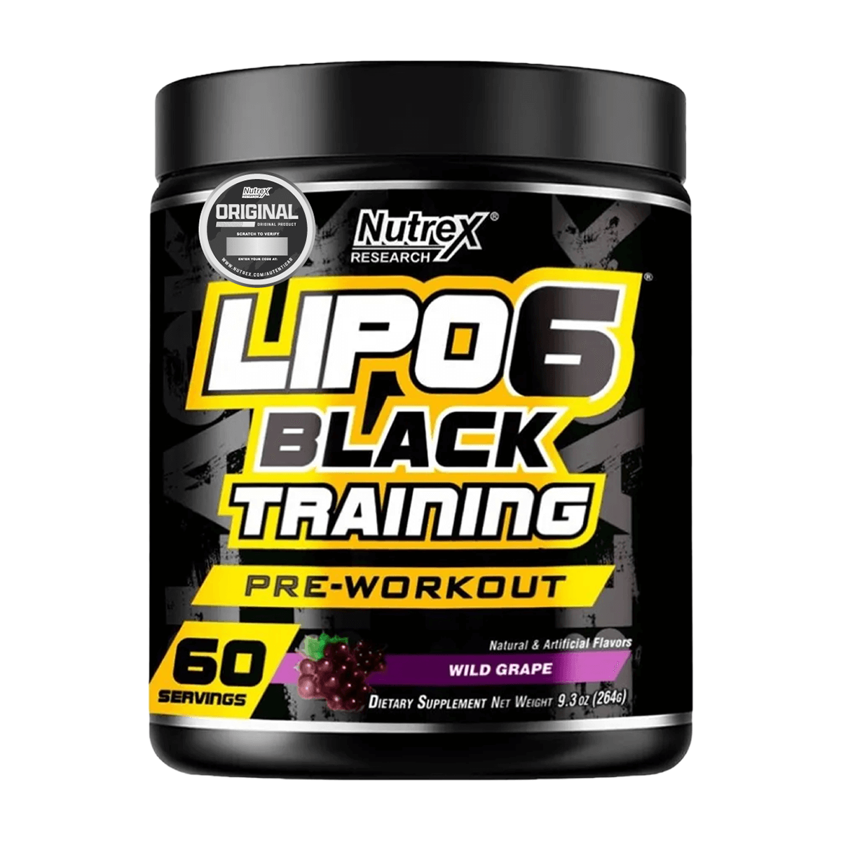 Lipo 6 Black Training, Energía (264 gr) - Original
