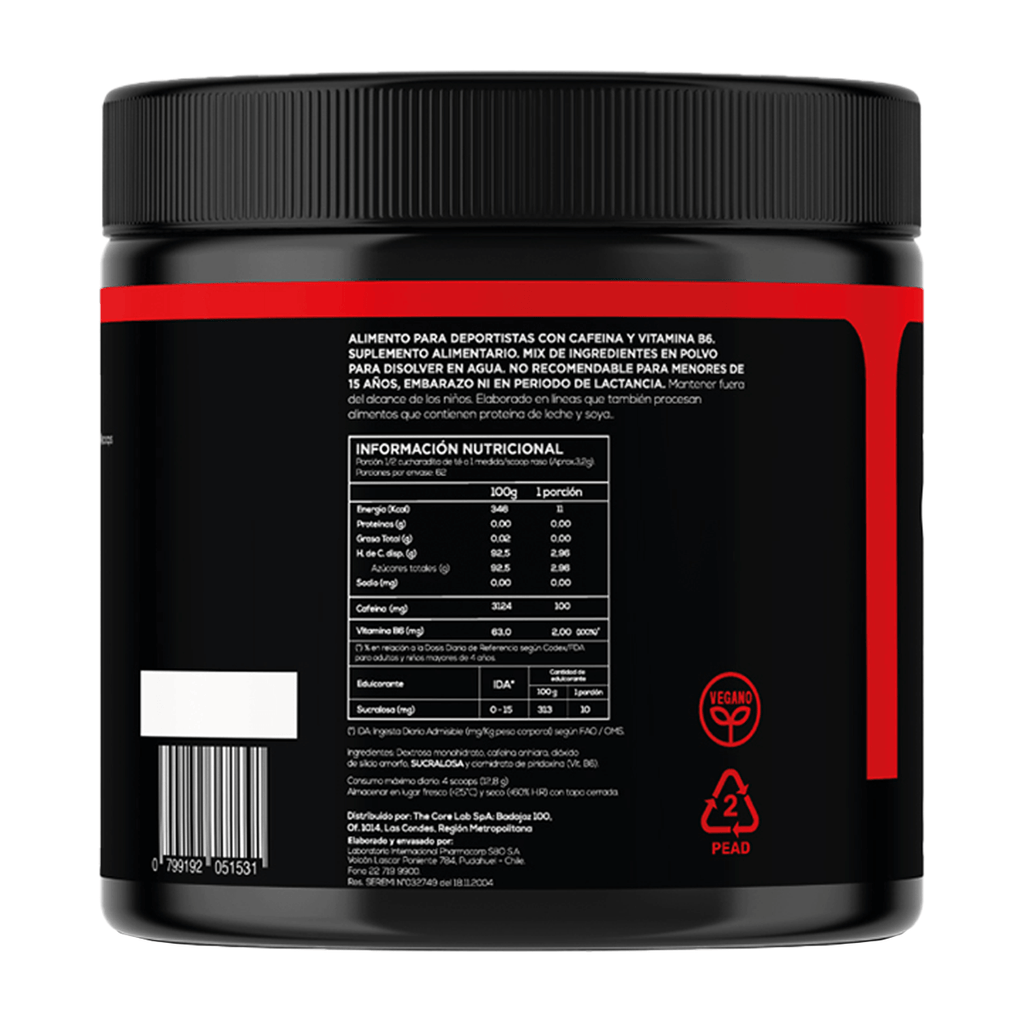 CAFEÍNA EN POLVO 200 GR, STRIVE