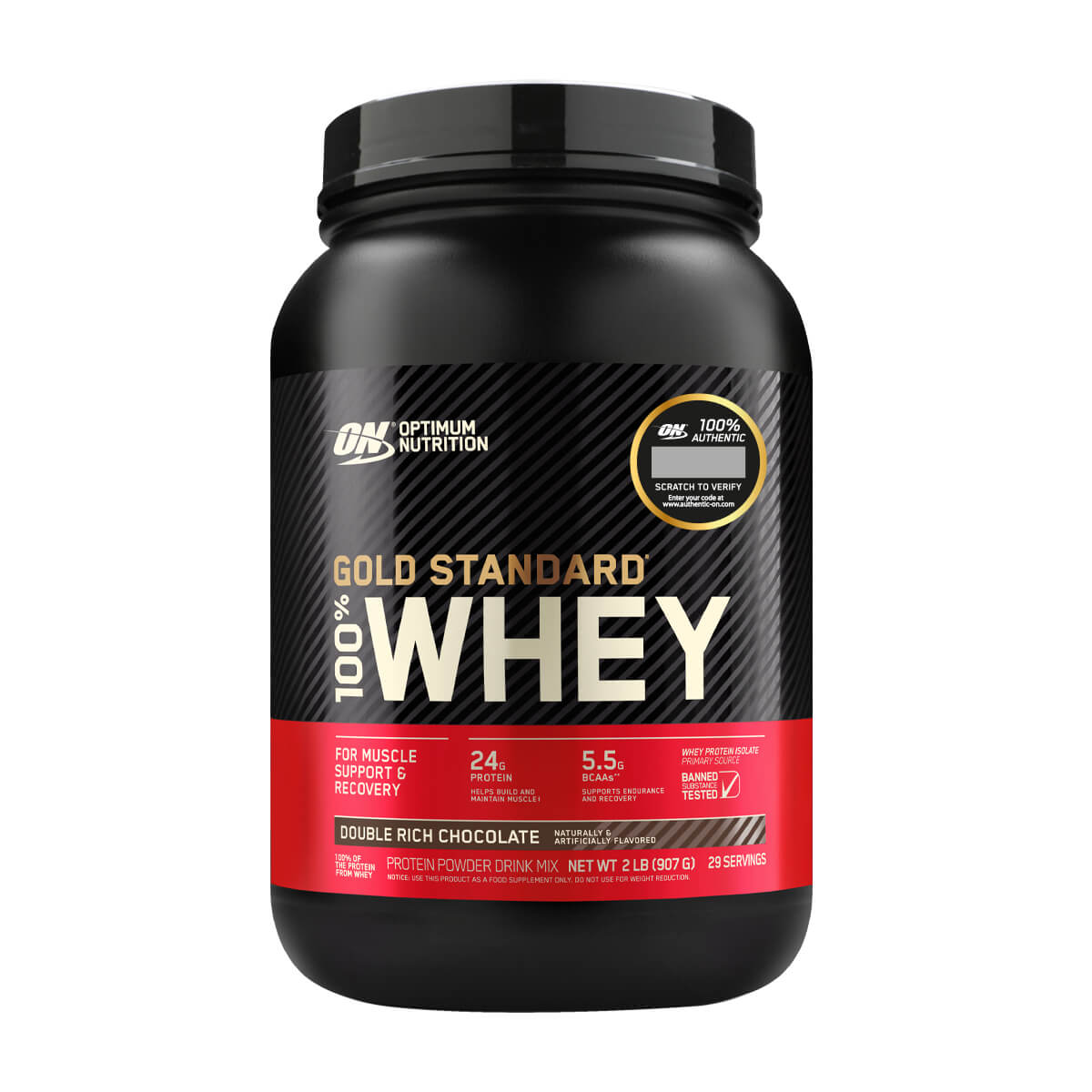Gold Standard, Optimum Nutrition Whey Protein 2 Lb