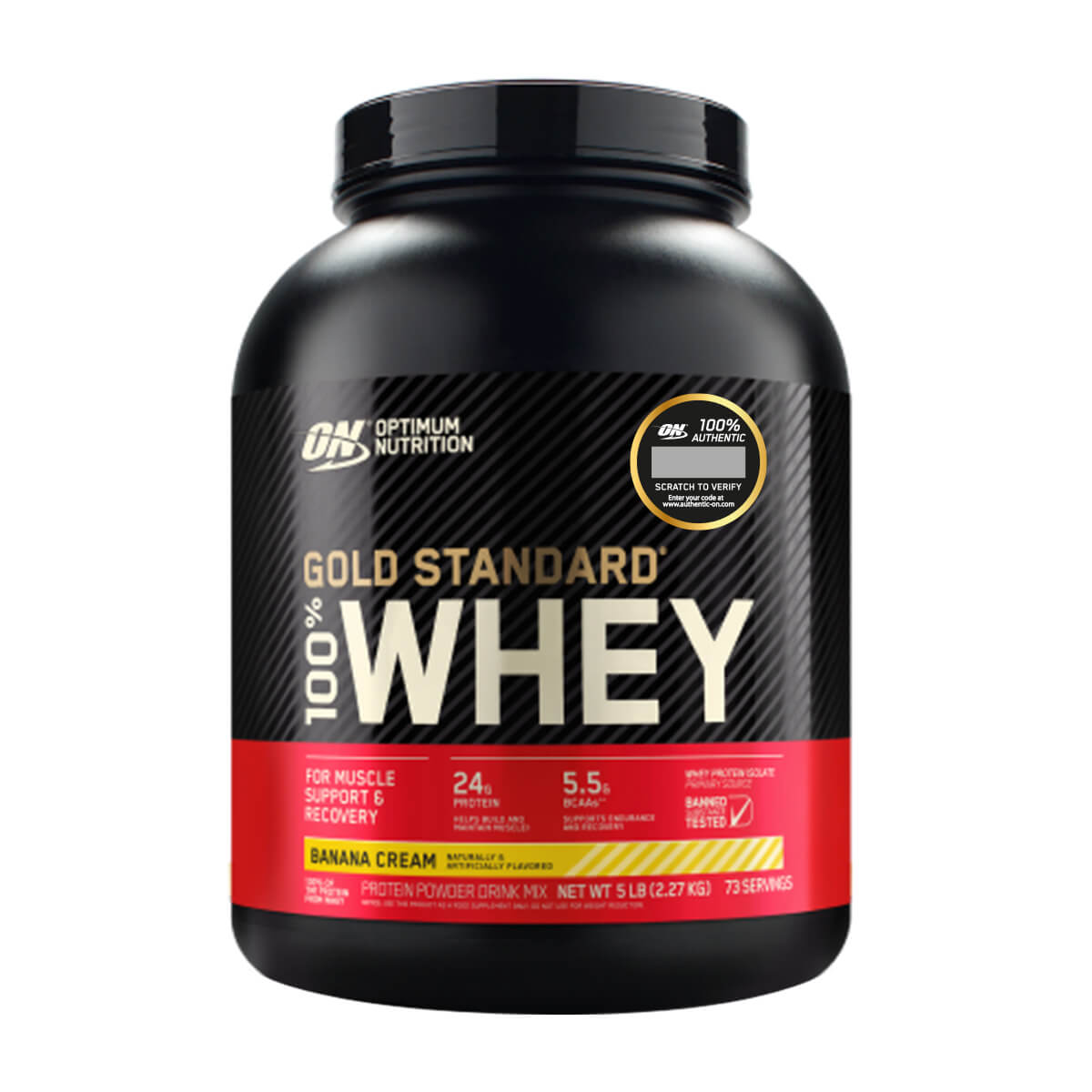 Gold Standard, Optimum Nutrition Whey Protein 5 Lb, Original