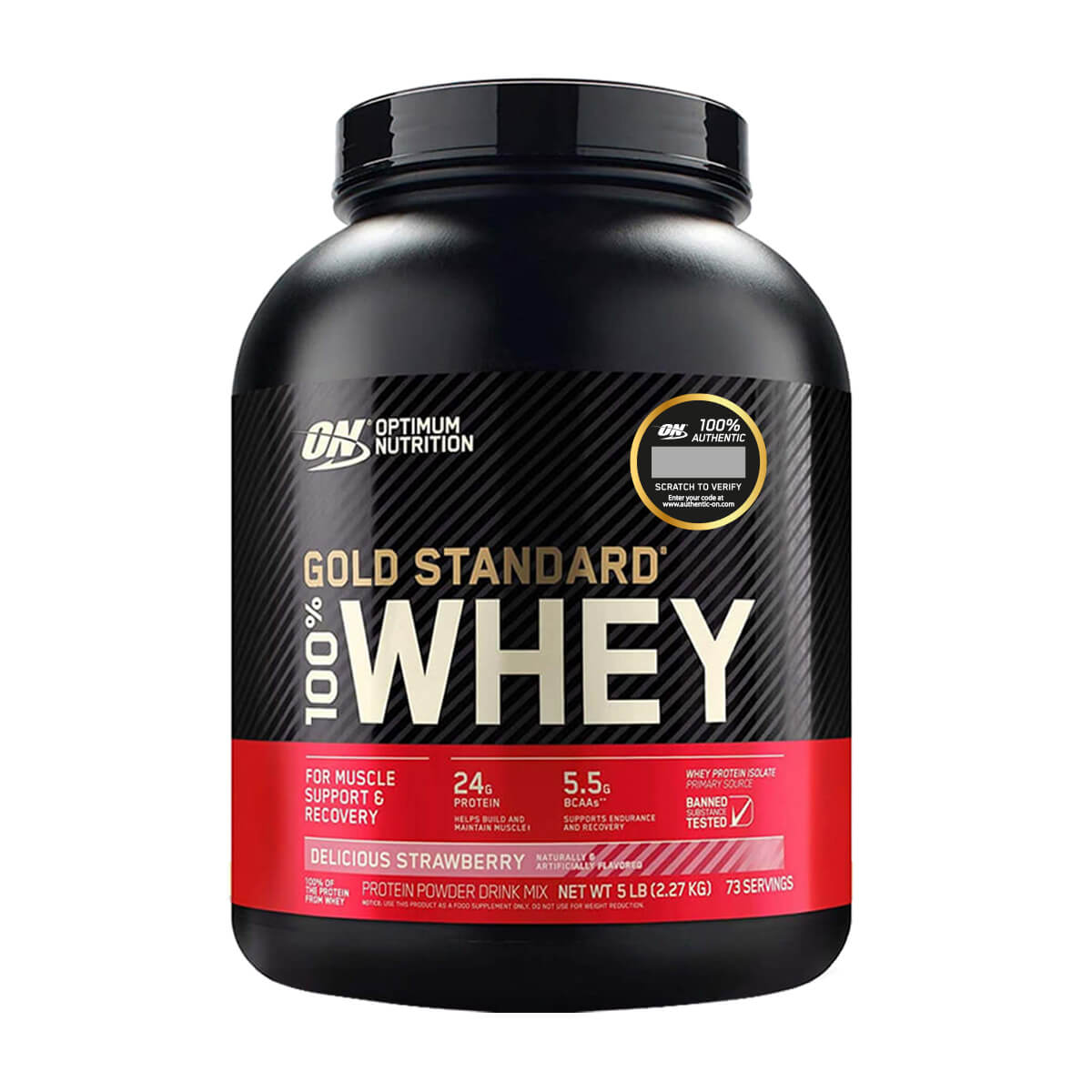 Gold Standard, Optimum Nutrition Whey Protein 5 Lb, Original