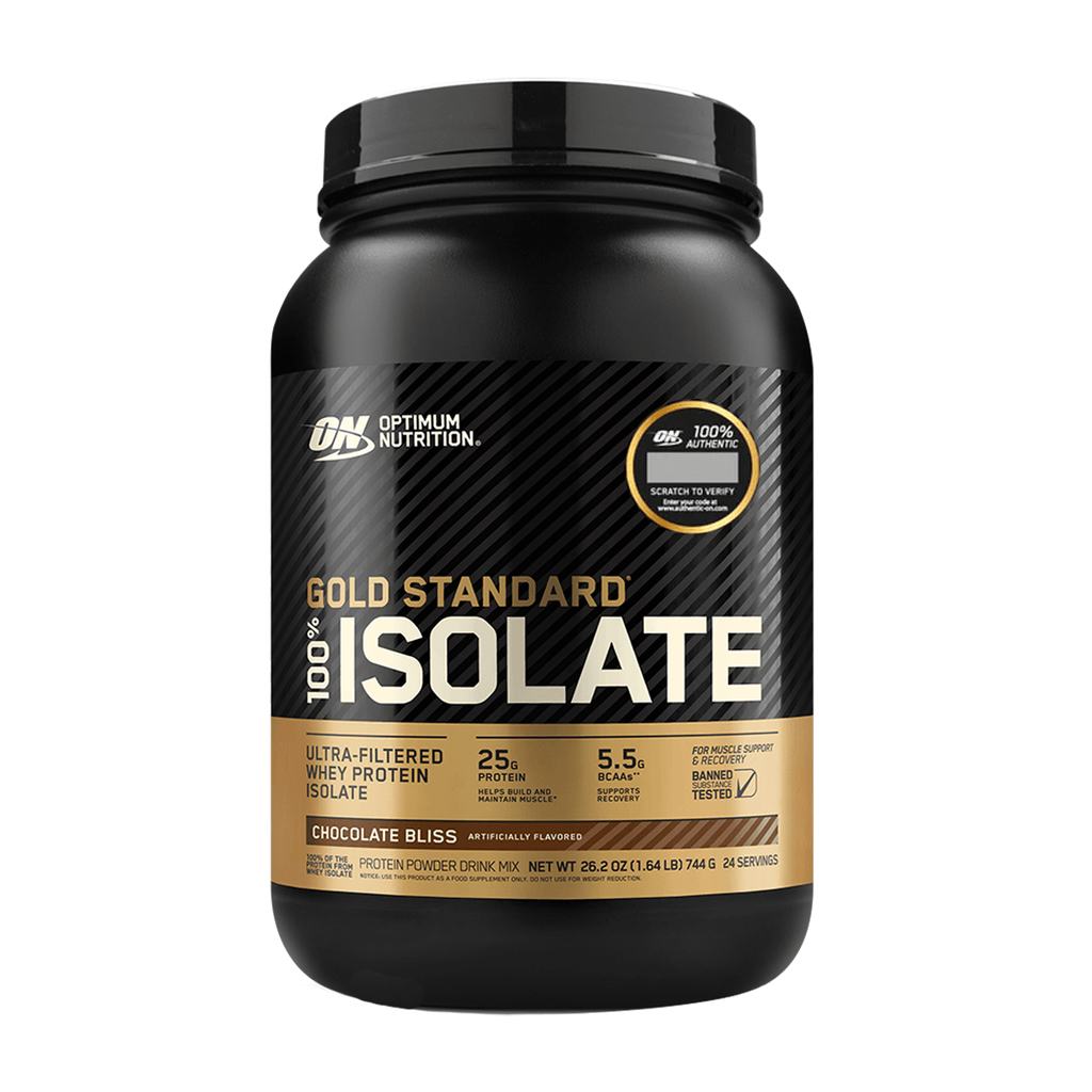 GOLD STANDARD 100% ISOLATE CHOCOLATE BLISS GF - 1.64 LB, ON