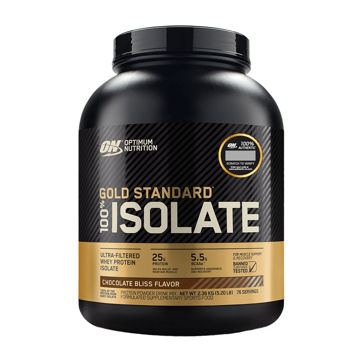 Isolate Gold Standard, Optimum Nutrition Whey Protein 5 Lb