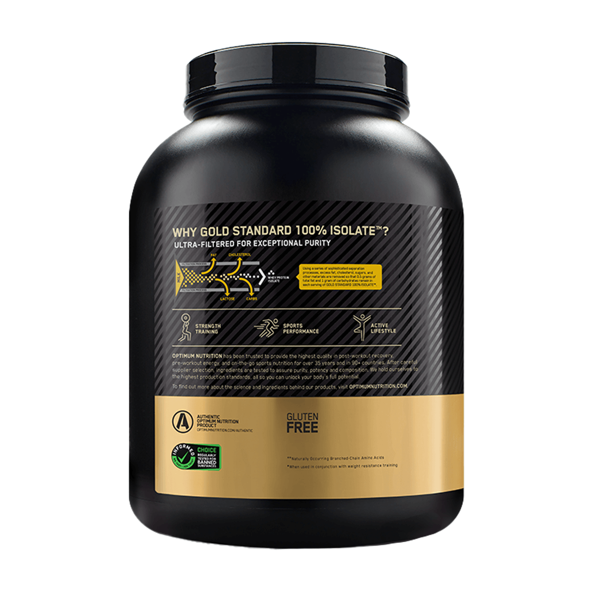 Isolate Gold Standard, Optimum Nutrition Whey Protein 5 Lb
