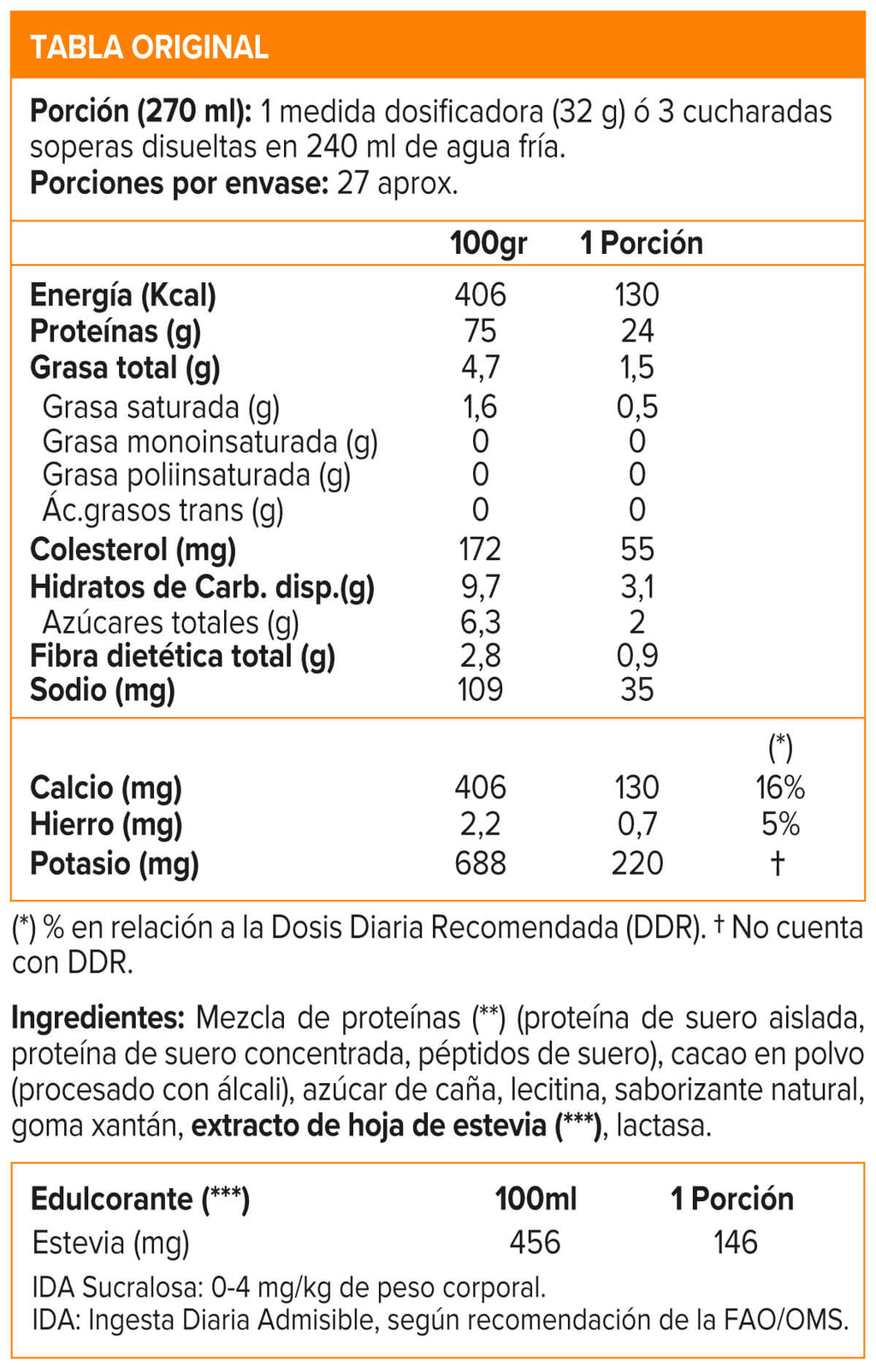 100% Whey Protein Natural (1,9 Lb)