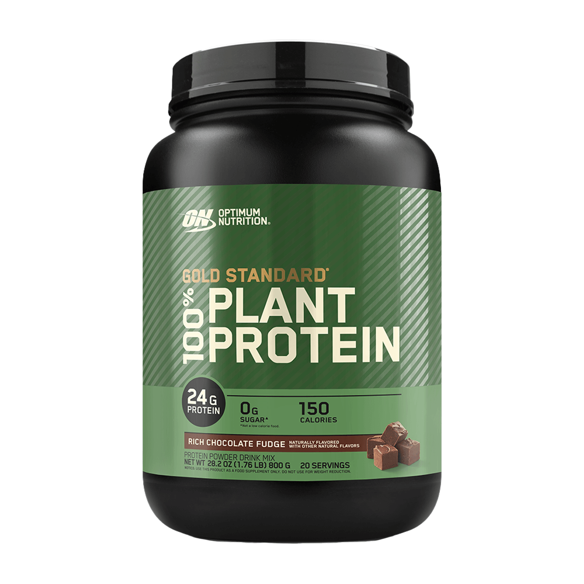 100% PLANT PROTEIN 1,76LB CHOCOLATE FUDGE, ON