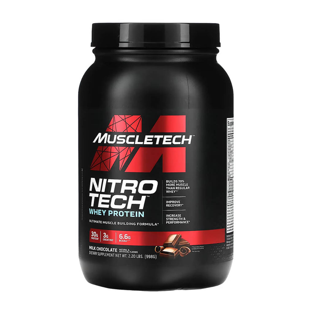 Nitro Tech, Muscletech Whey Protein 2 Lb, Hidrolizada