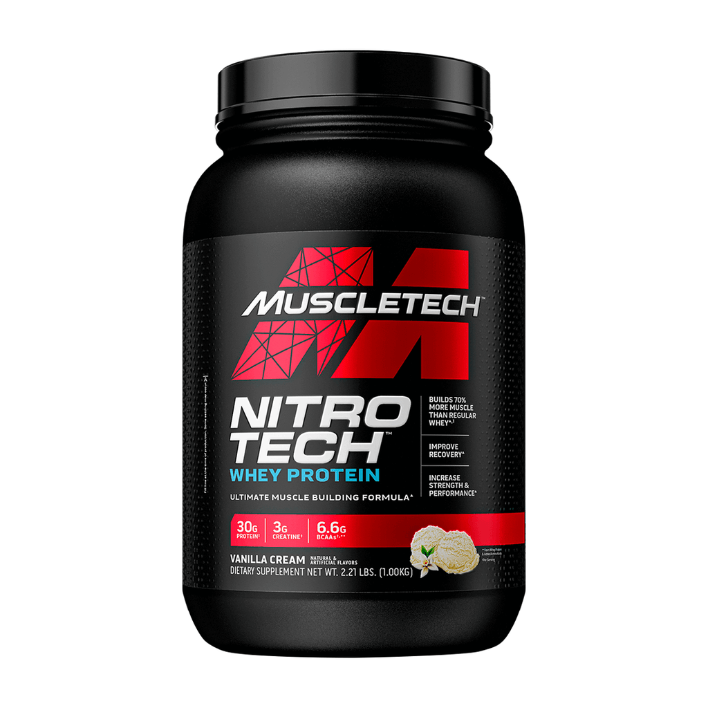 Nitro Tech, Muscletech Whey Protein 2 Lb, Hidrolizada