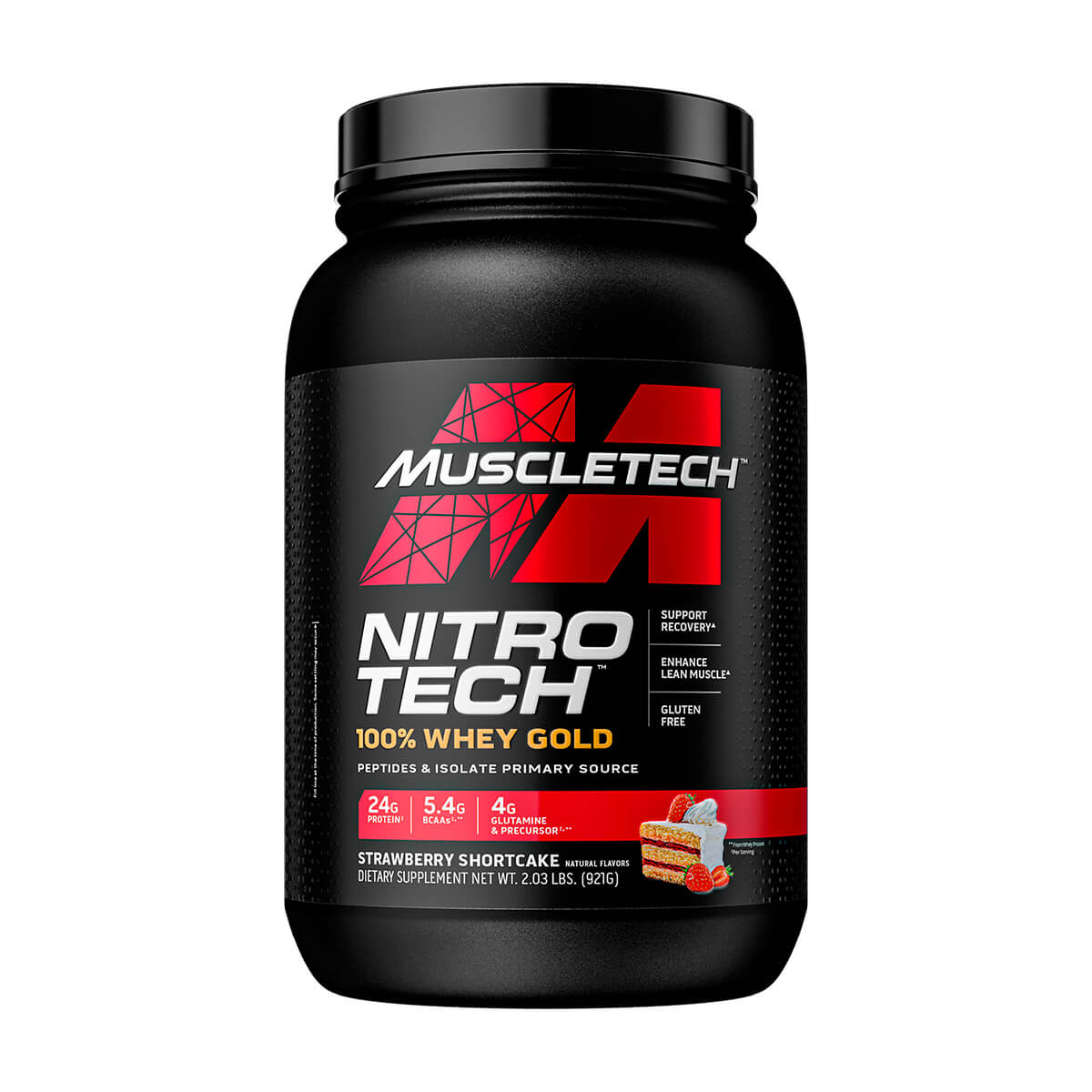 Nitro Tech Gold, Muscletech Whey Protein 2 Lb