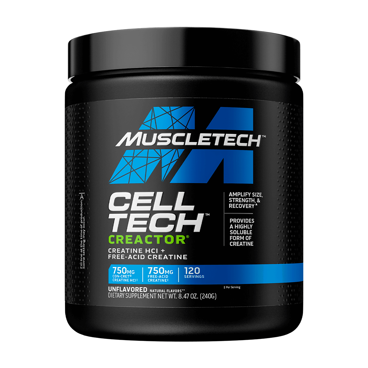 Creatina Muscletech Cell Tech Monohidratata 240gr