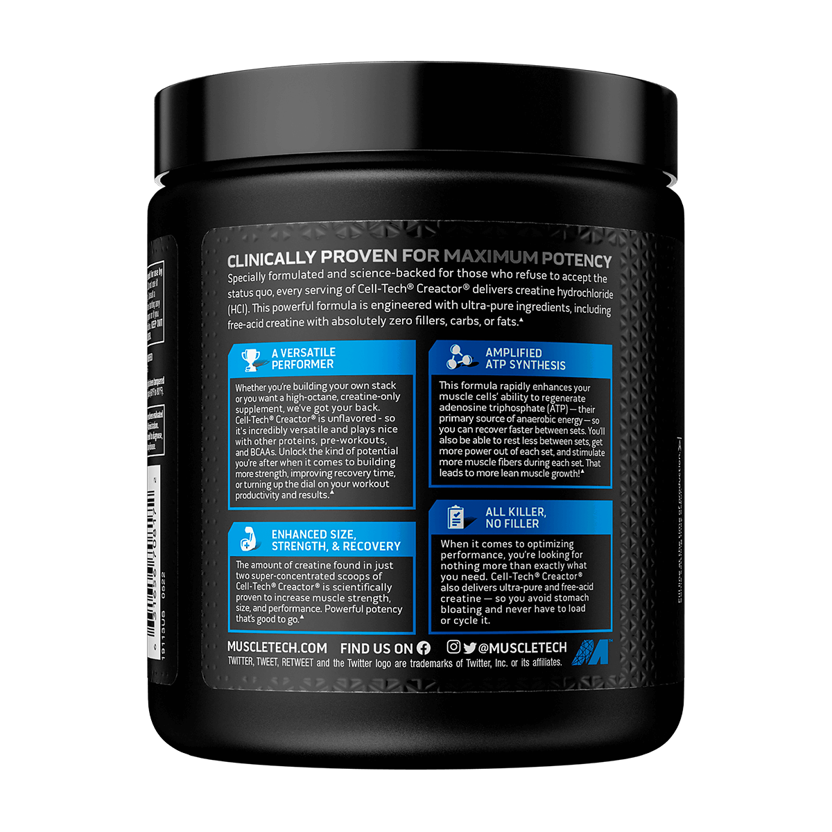 Creatina Muscletech Cell Tech Monohidratata 240gr