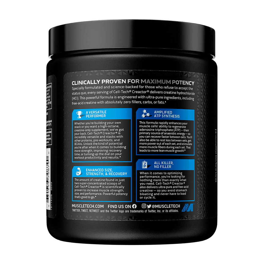 Creatina Muscletech Cell Tech Monohidratata 274gr