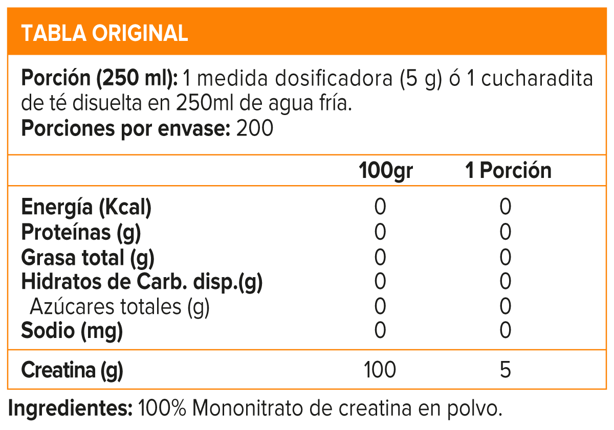Nutrex creatina monohidratada 1kg