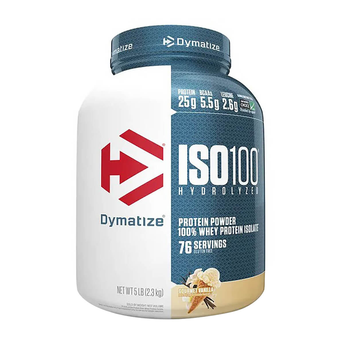 ISO 100, Dymatize Whey Protein 5 Lb, Hidrolizada
