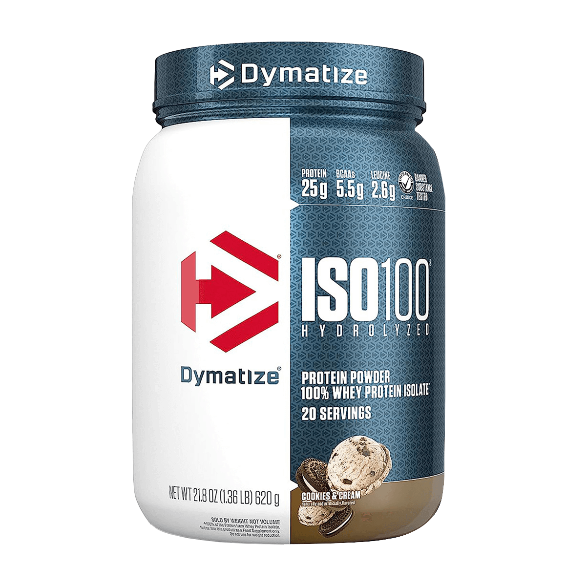 ISO 100, Dymatize Isolate Protein 1.36 Lb, Hidrolizada