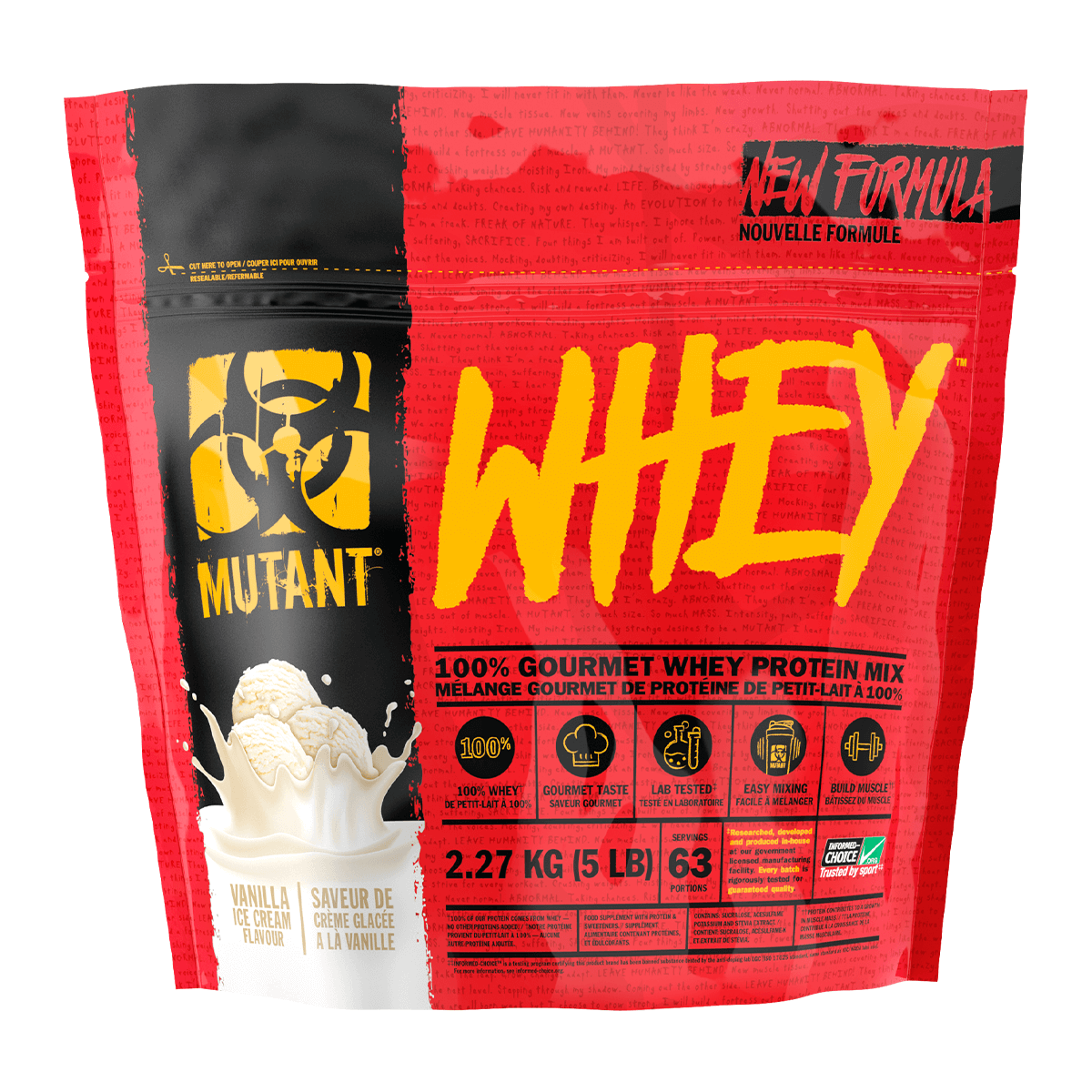 Whey, Mutant Whey Protein 5 Lb