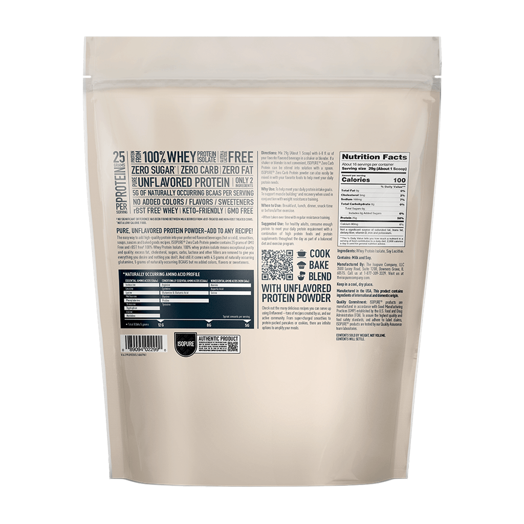 ISOPURE ZERO CARB PROTEIN 1 LB