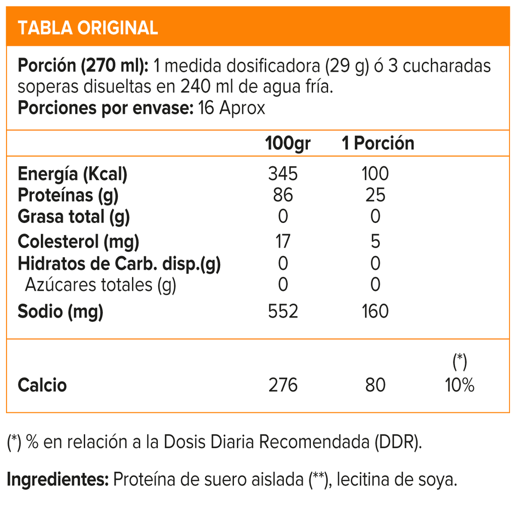 ISOPURE ZERO CARB PROTEIN 1 LB