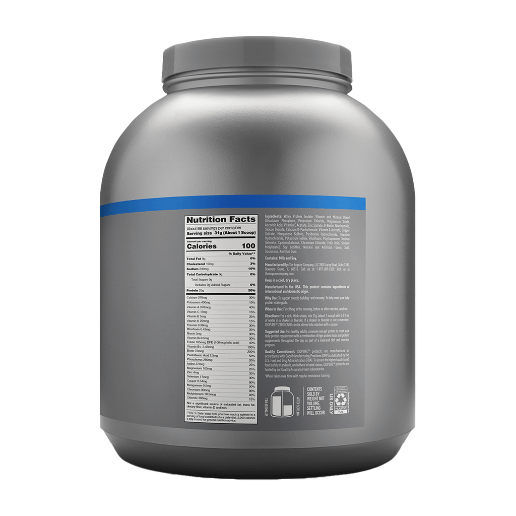ISOPURE ZERO CARB PROTEIN 4.5 LB